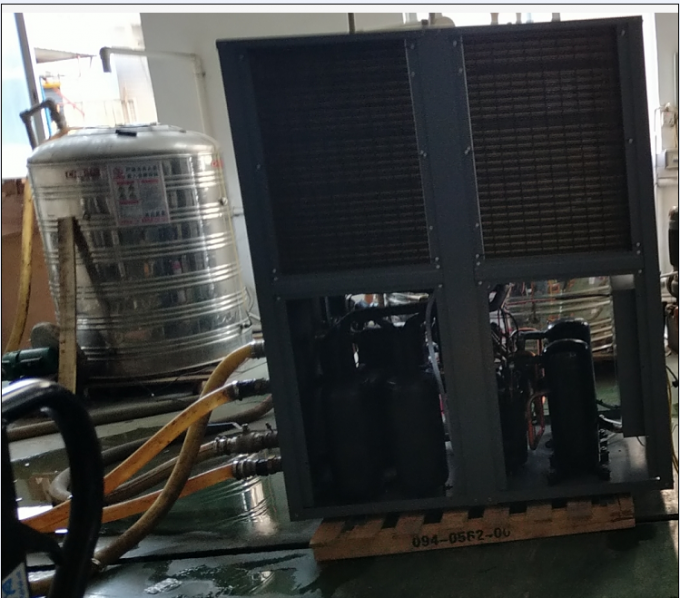 40KW侧出风定制热泵侧视图