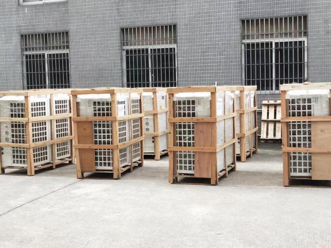 36KW 定制热泵 - 前视图，展示紧凑设计和专业外观