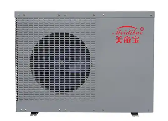 泳池热泵机组展示工业设计和组件