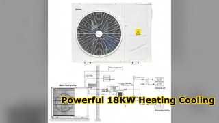 18KW Air Source Heat Pump Heating and Cooling Solution