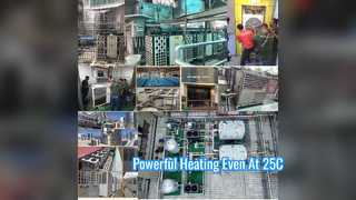 50kW EVI Heat Pump Efficient Home Heating and Hot Water
